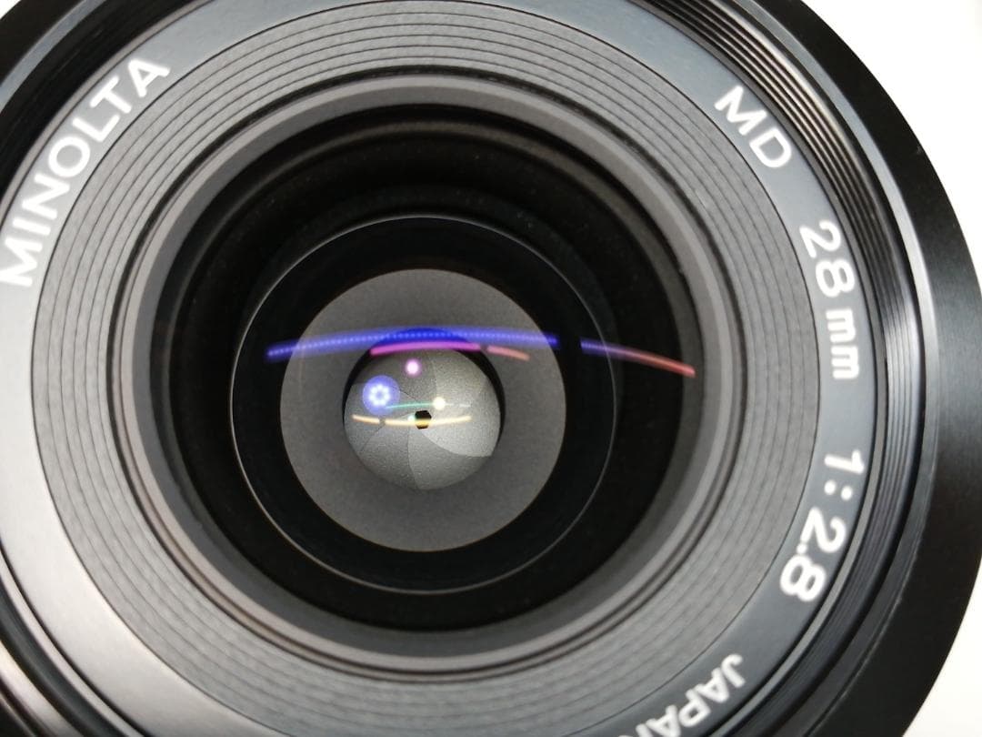 Minolta New MD 28mm F2.8 ミノルタレンズ #7692