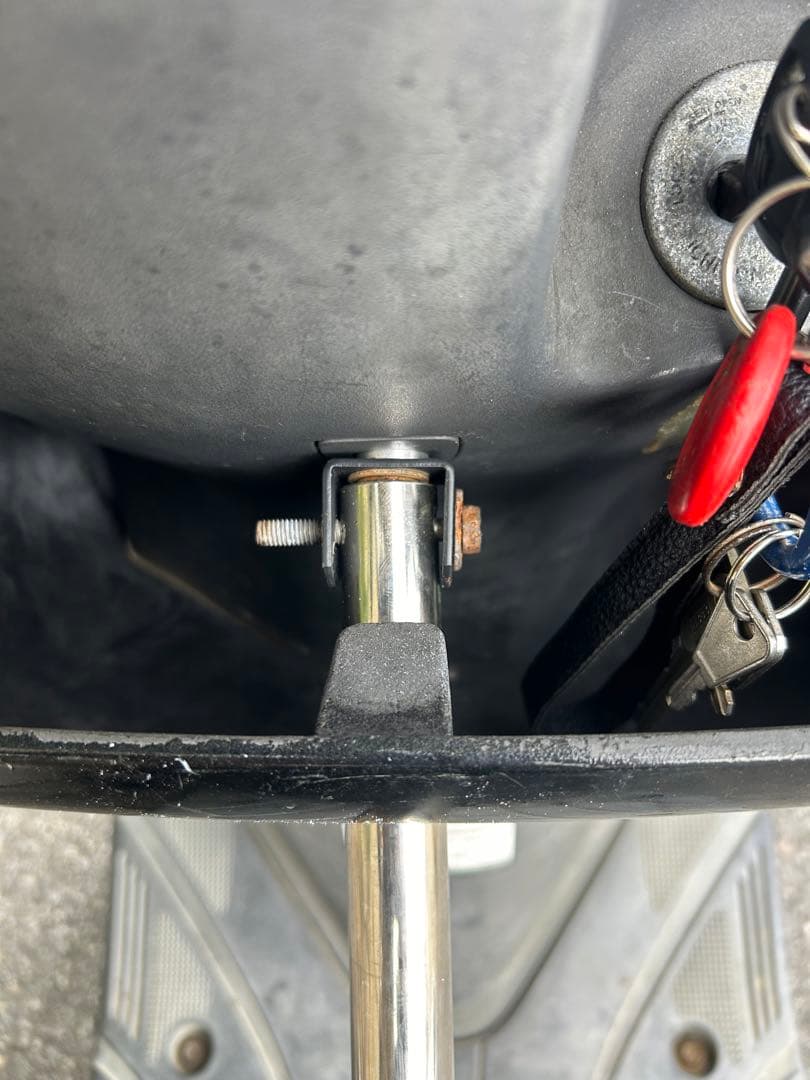 アドレスＶ１２５Ｇフレーム補強バーセンターバーワンツーアドブイケツアゲ対策に