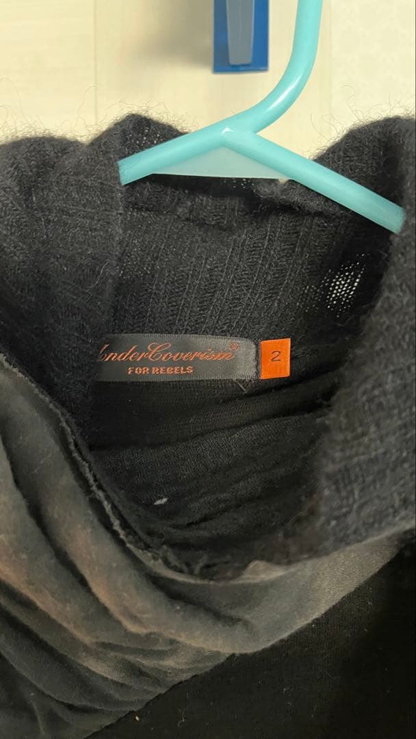 undercover ストール付き ニット