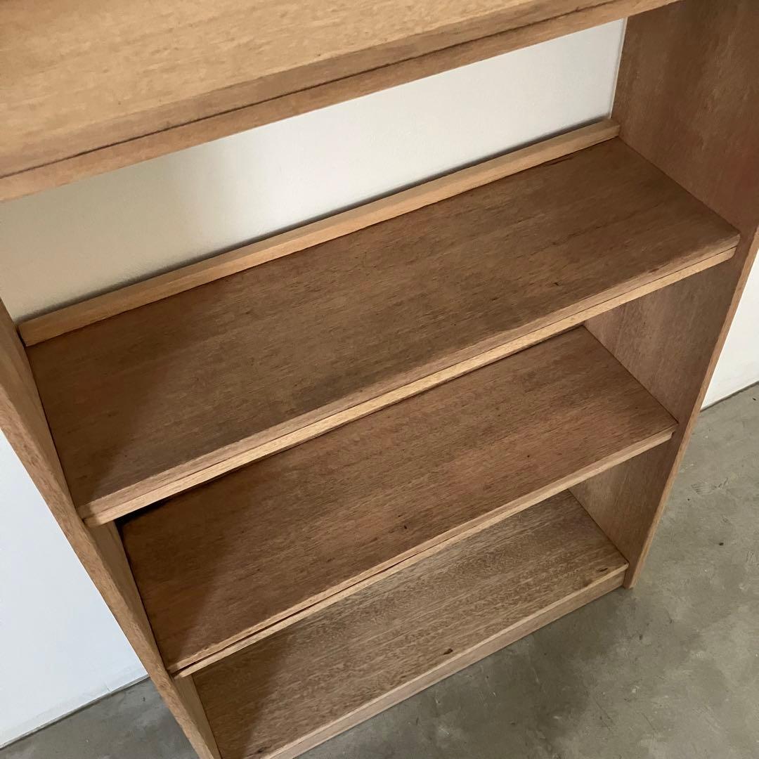 レトロ　アンティーク　古家具　古道具　剥離家具　ストリップド　本棚　シェルフ