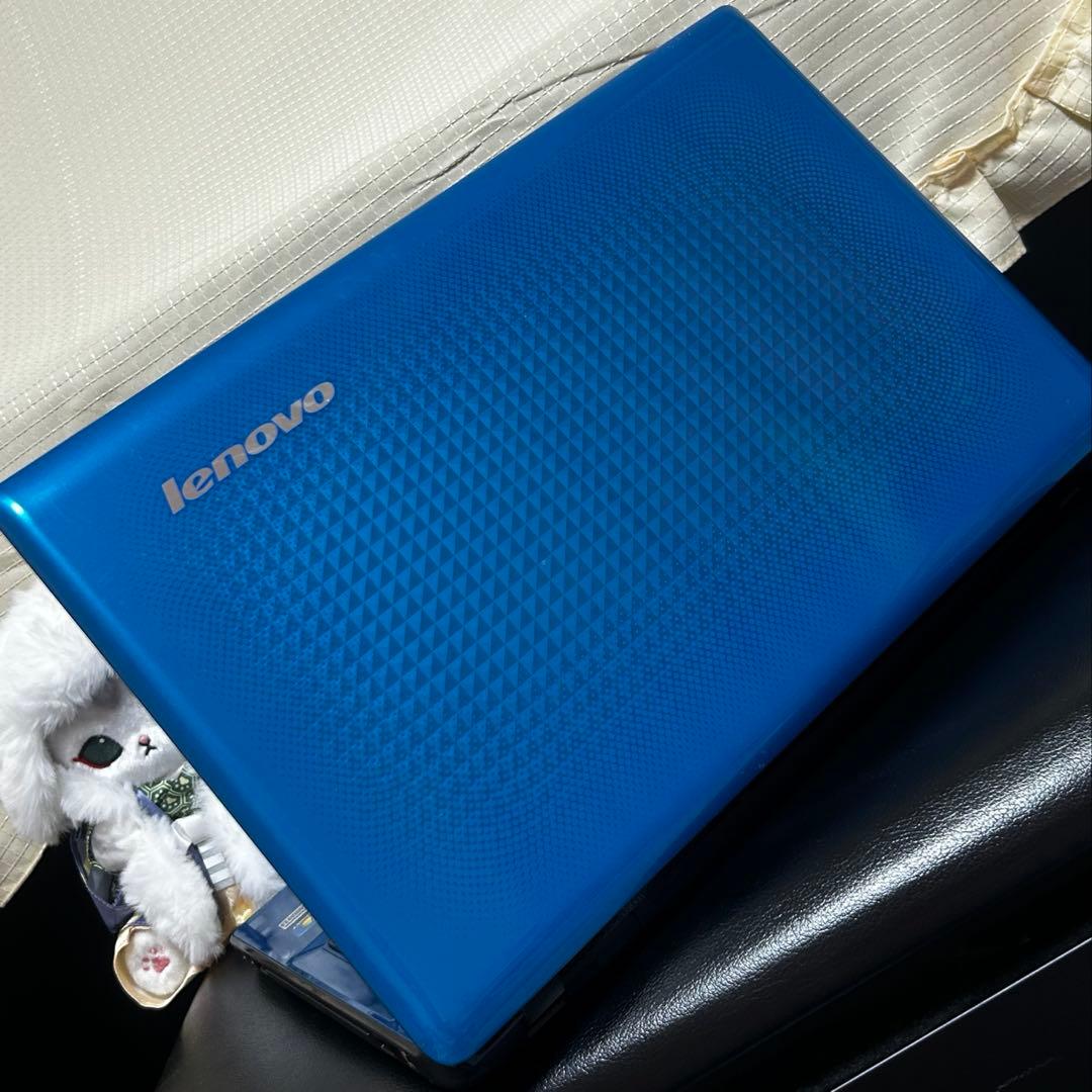 i5すぐ使える大容量✨青ノートパソコン初期設定済カメラオフィスBluetooth