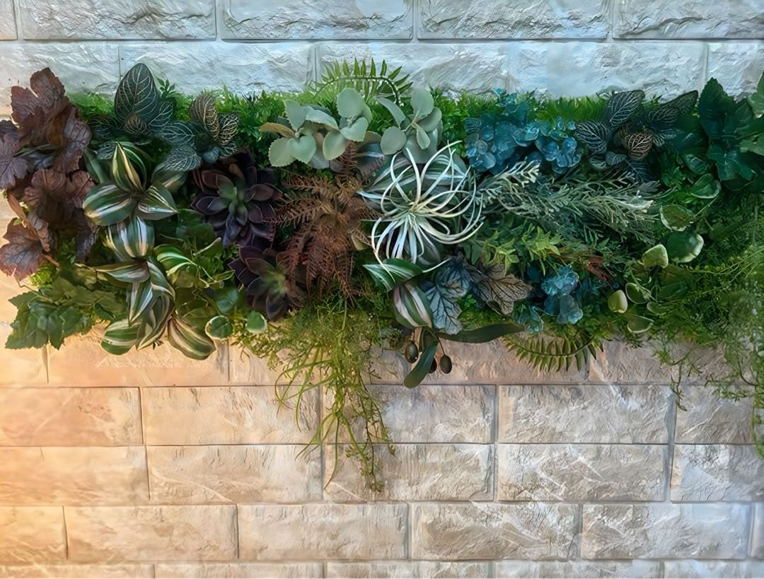 光触媒　人工観葉植物　ウォールグリーン　フェイクグリーン　壁掛け363636