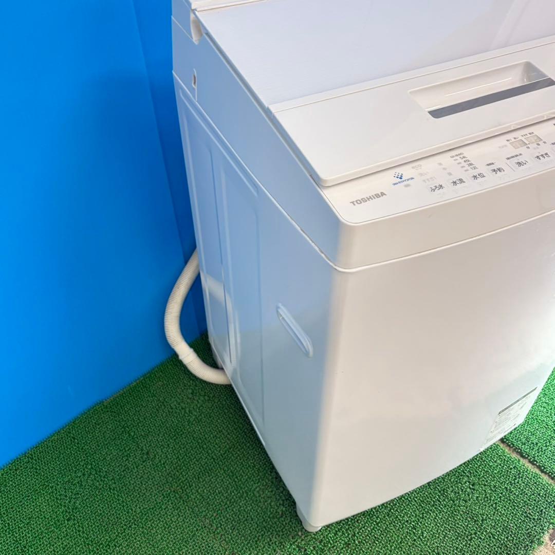 756 東芝　洗濯機　大型　8kg 徹底清掃済　家庭用　一人暮らし　冷蔵庫　保証