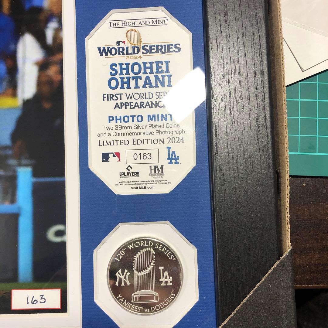 12743大谷翔平 ワールドシリーズ記念フレーム