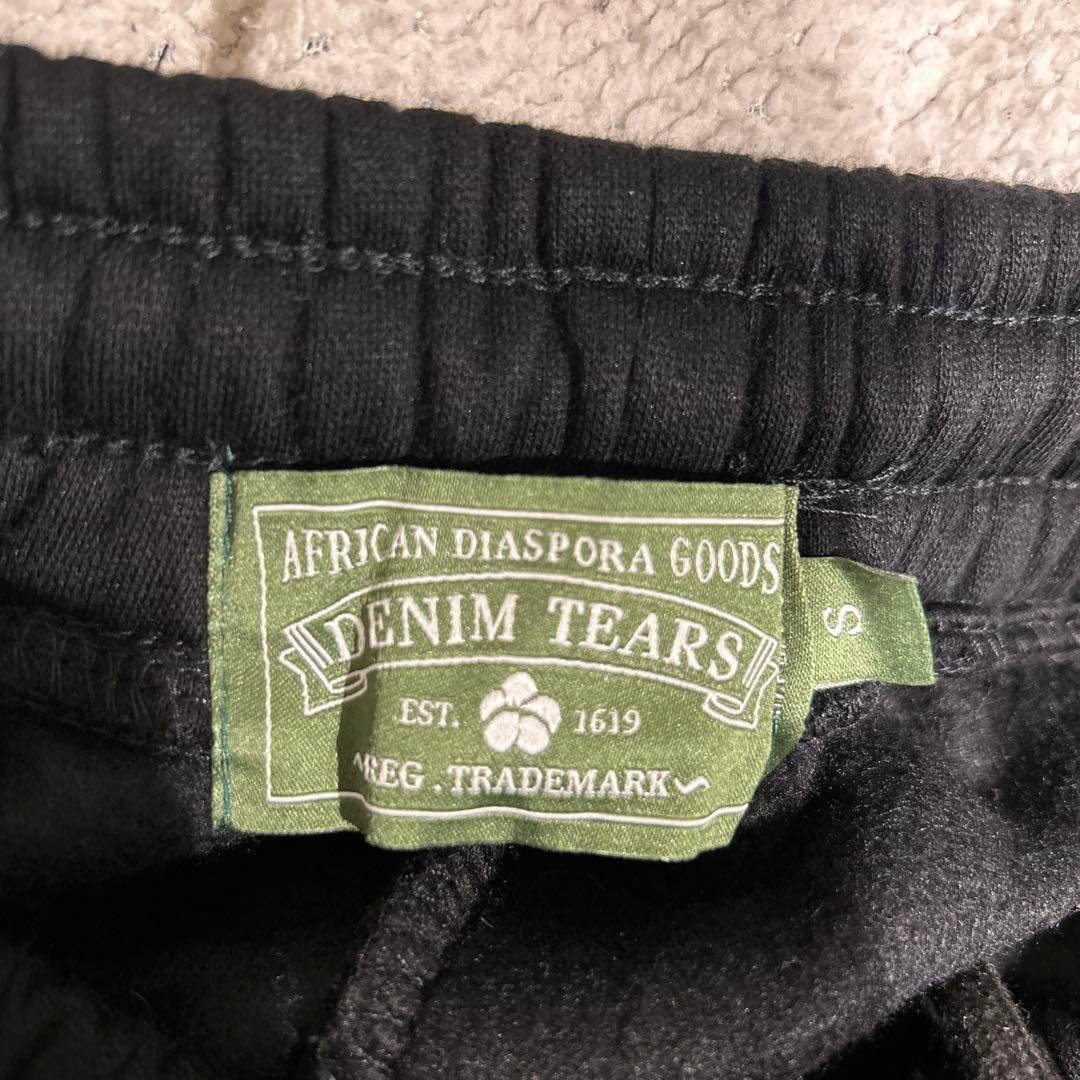 denim tears 黒　セットアップ