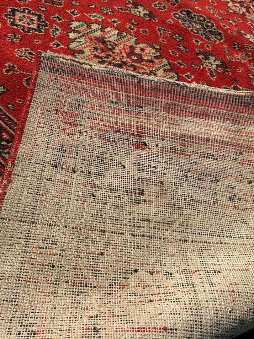 ⭐️【全国送料無料】アンティーク　ベルギー製　ラグ　絨毯　290cm 大判　輸入品