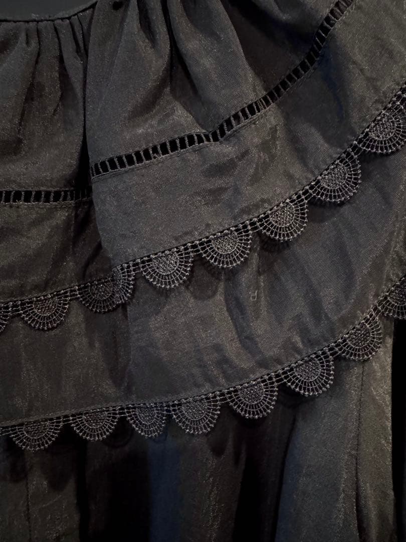 ＜dahl’ia＞ビッグフリルカラー シャツ