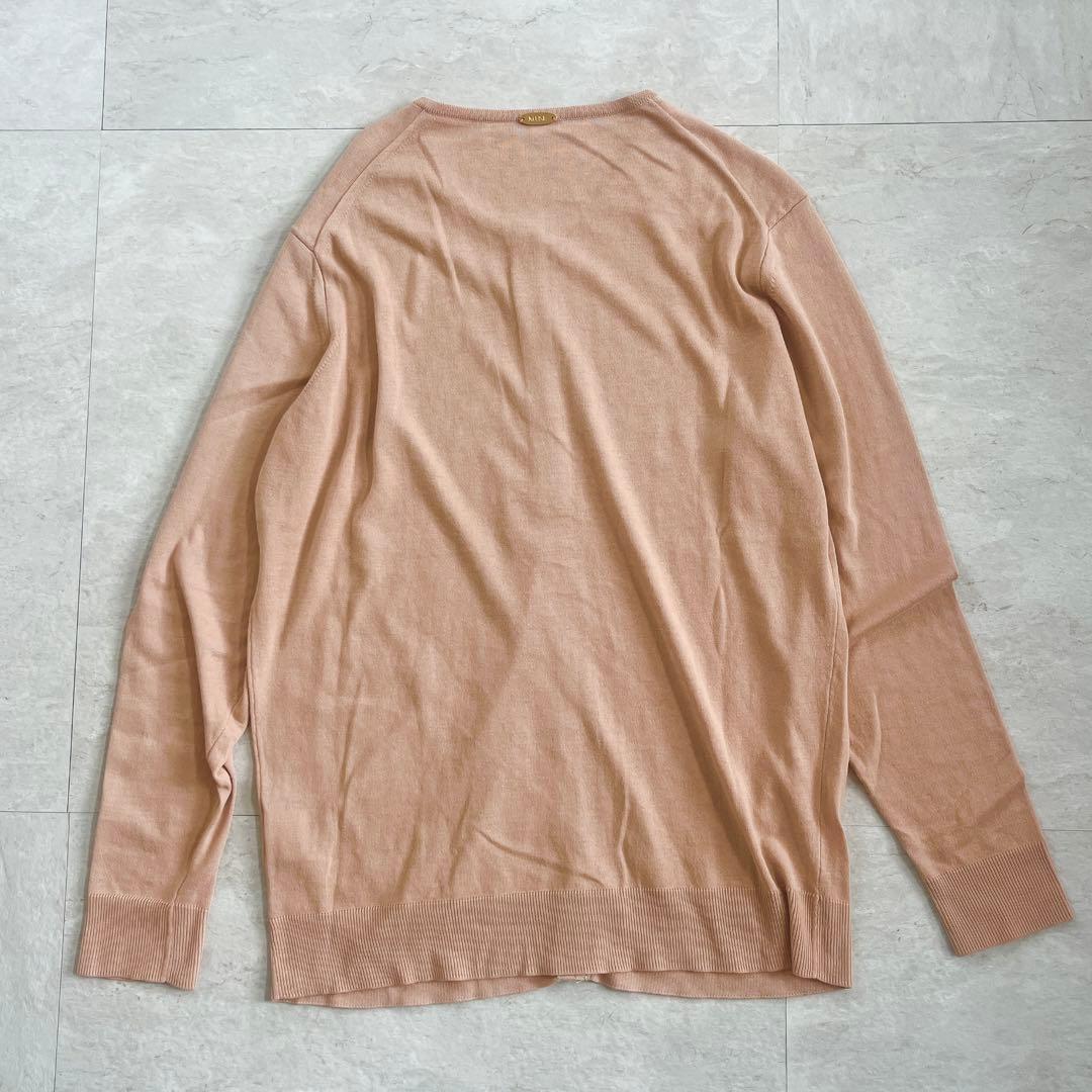 MUSE Deuxieme Classe カーディガン コットン ピンクベージュ