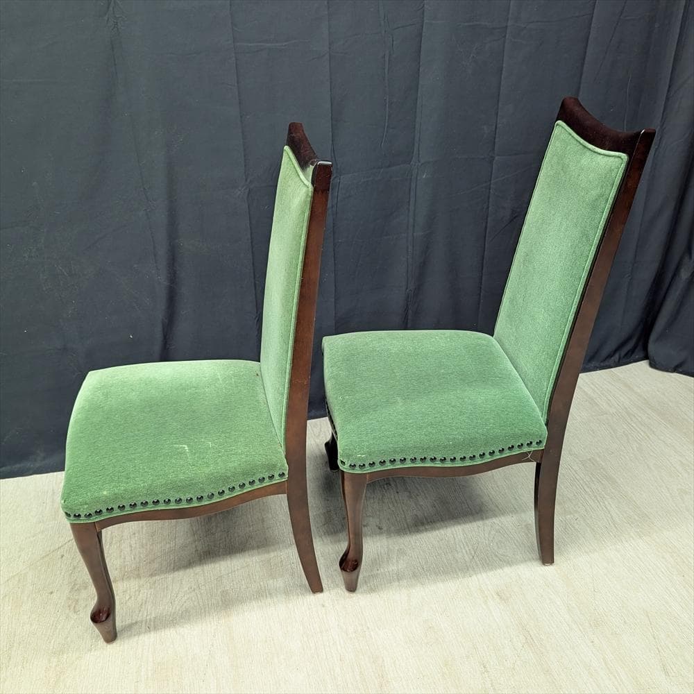 マルニ　ベルサイユ　猫脚　2脚　ダイニングチェア　ハイバック　イス　椅子　A