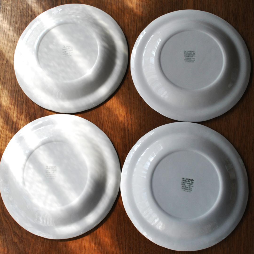 バーレイ ダベンポート 4枚 Burleigh Davenport　イギリス