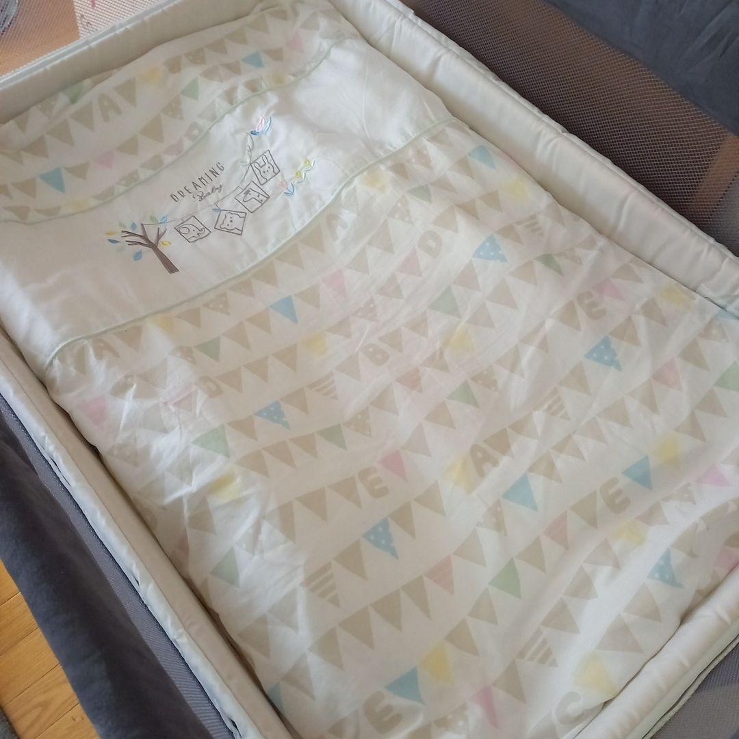 Aprica ココネルエアープラスAB（グレーGR） ベビーベッド