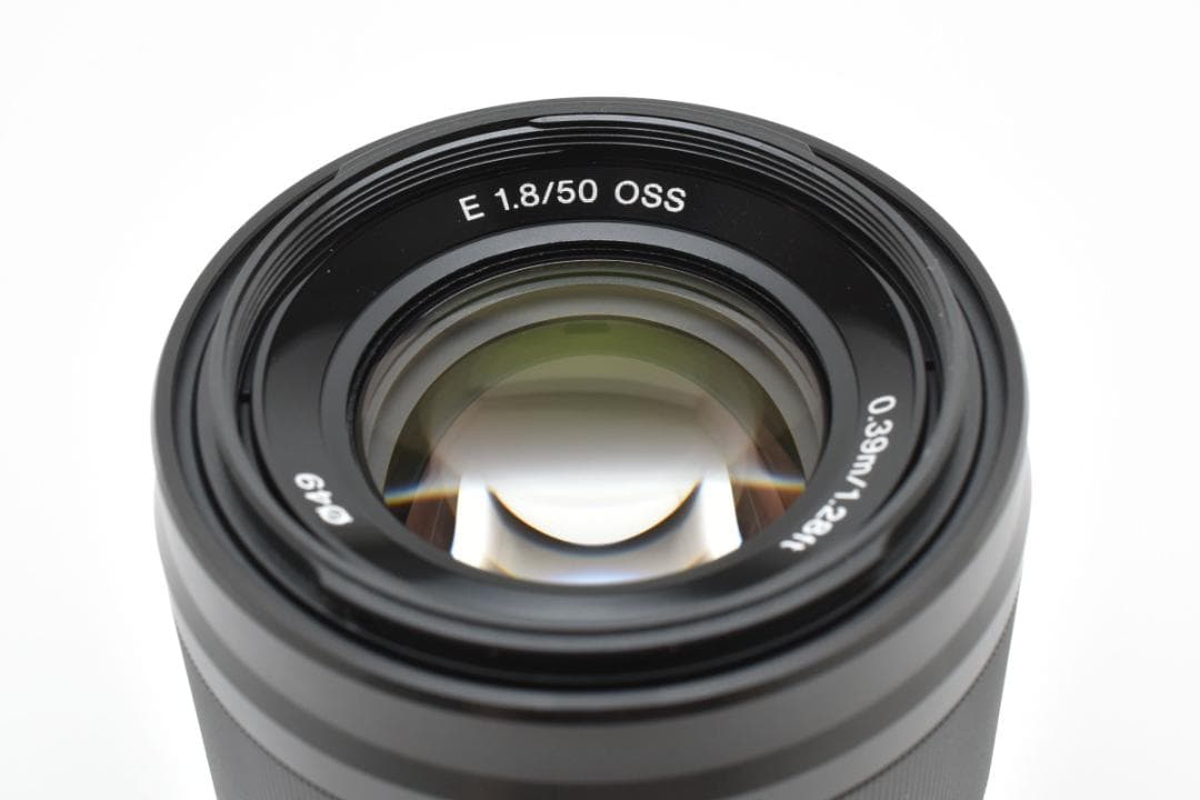 新品級 ソニー E 50 F1.8 OSS SEL50F18 ブラック M783