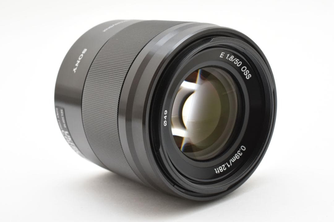 新品級 ソニー E 50 F1.8 OSS SEL50F18 ブラック M783