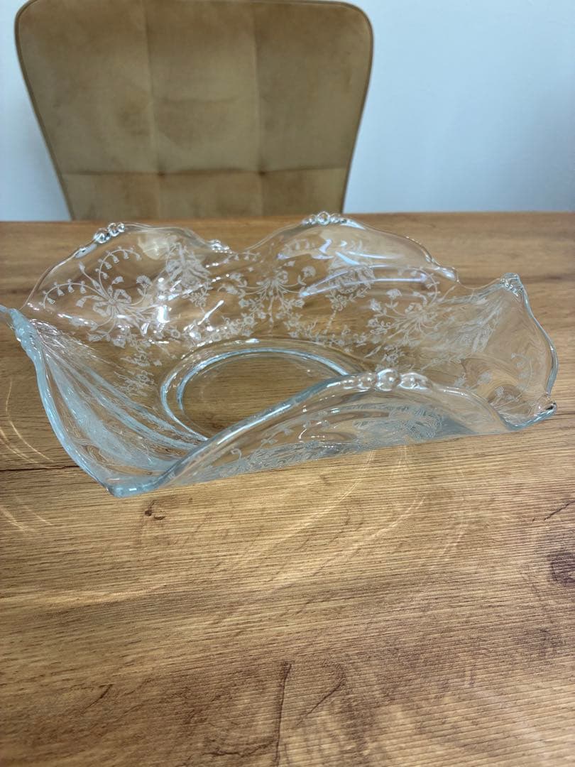 ヘイシー社　Heisey Orchid オーキッド　ボウルとグラス　エレガント