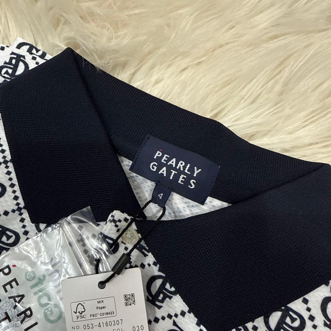 PEARLY GATES PGロゴモノグラム柄 新品未使用