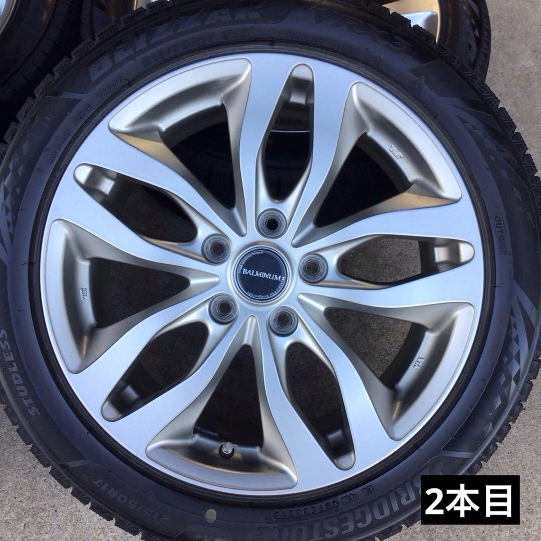215/50R17 VRX3 2021年 7J 5H114.3 +53 アルミ付