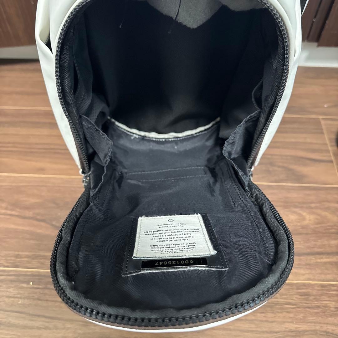 VESSEL Player 3.0 キャディバッグ ホワイト フード　カバー付き