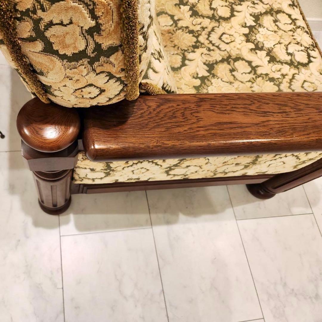 karimoku オールドカリモク コロニアル金華山1人掛けソファ　イス