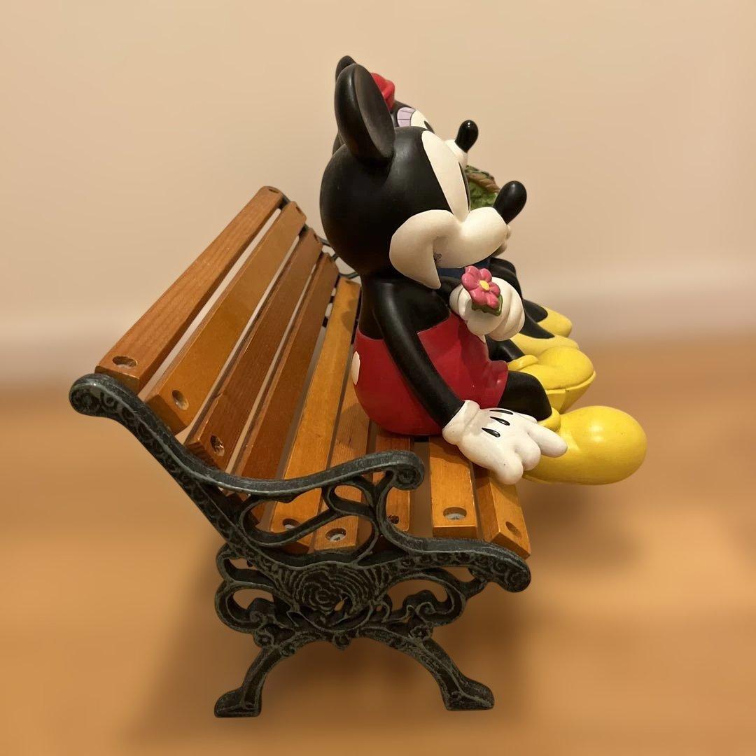 [レア]加藤工芸ミッキーマウス ミニーマウス フィギュア