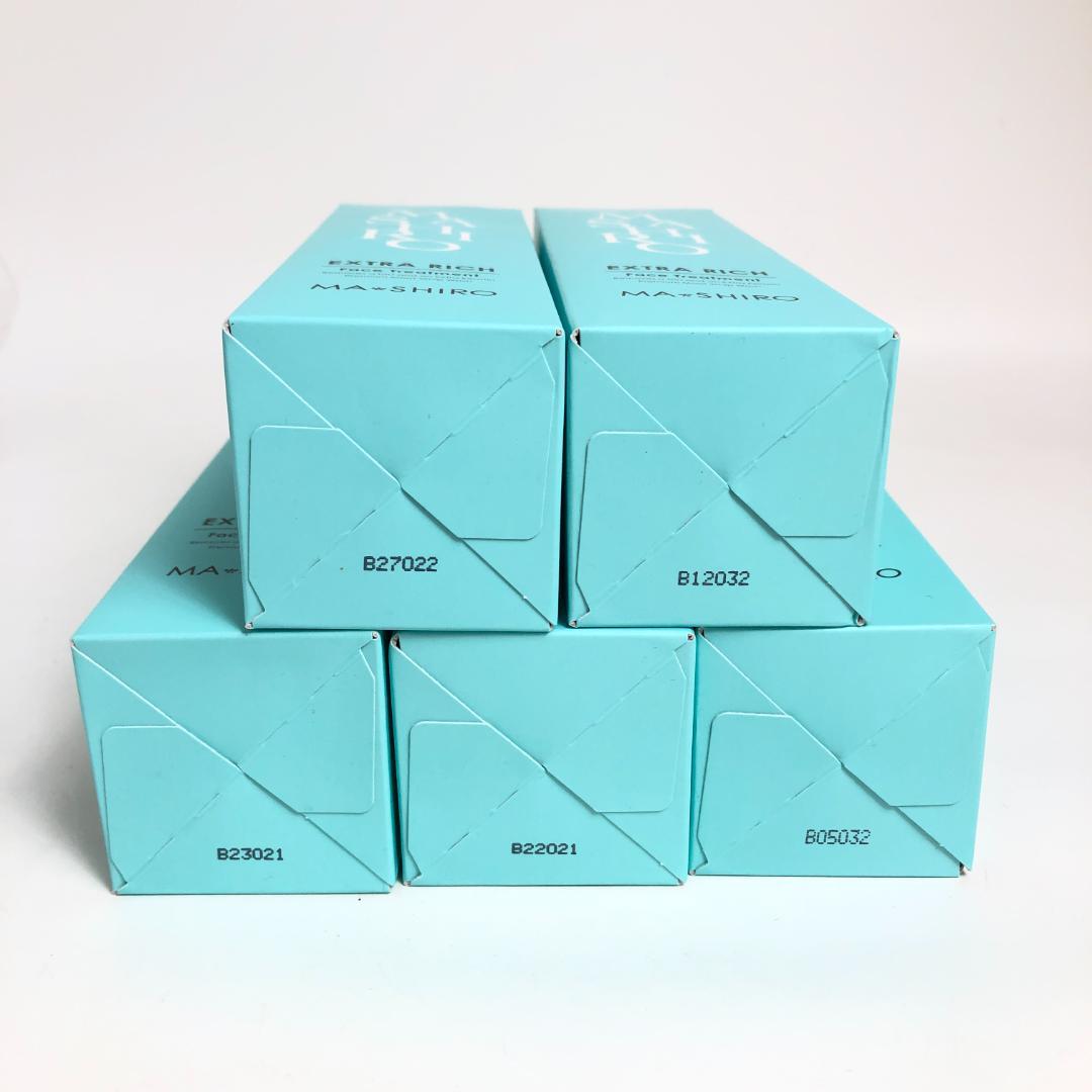 未使用◇9D1130/マ・シロ/エクストラリッチフェイストリートメント5本SET