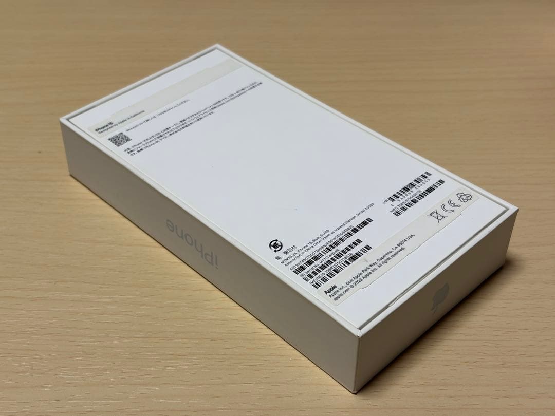 カメラ不良　Apple iPhone 15 512GB ブルー 本体