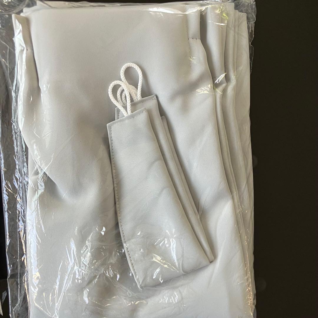 【新品】ドレープカーテン＋レースカーテン幅100cm/丈210cm（各2枚入り）