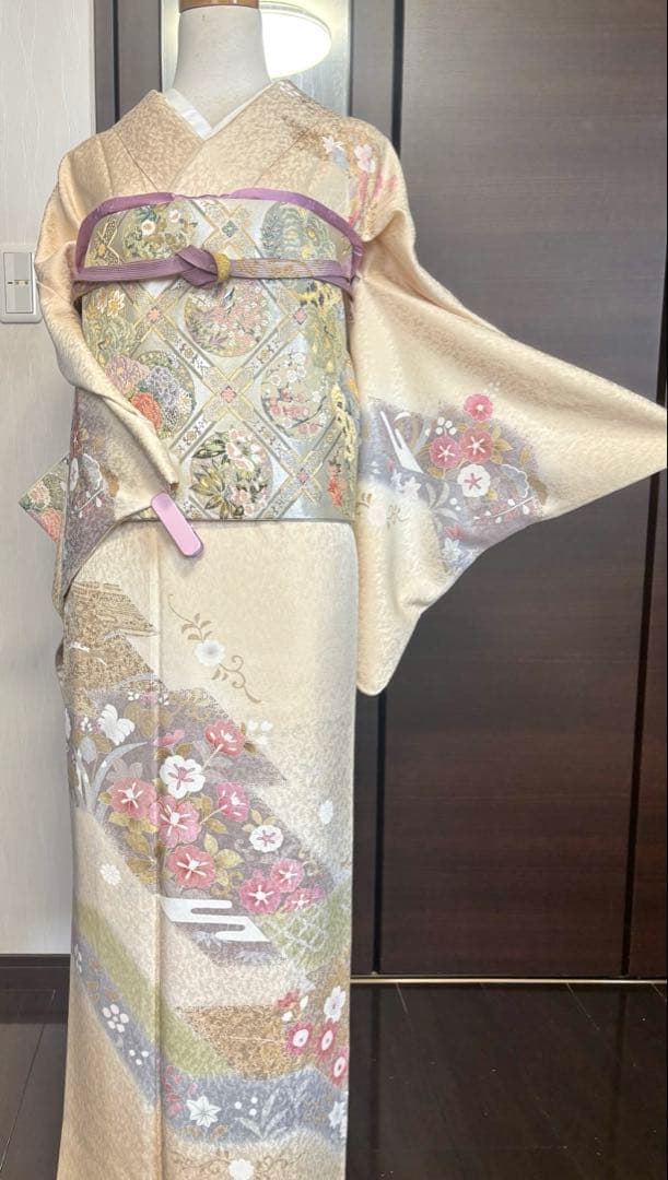 金駒刺繍　訪問着　フルセット　トールサイズ　入学式　卒業式　お宮参り