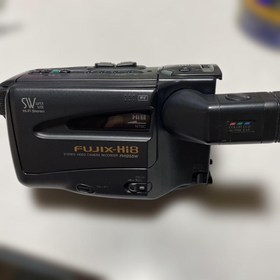 動作品　FUJIX-Hi8 ビデオカメラ　FH125SW ②