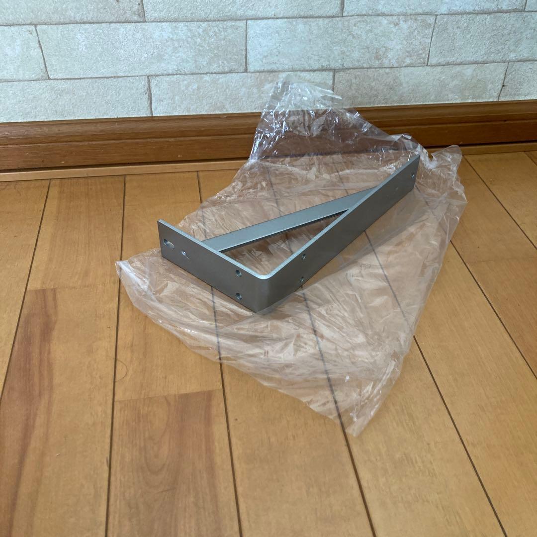 金属製棚受けブラケット シルバー　2個セット