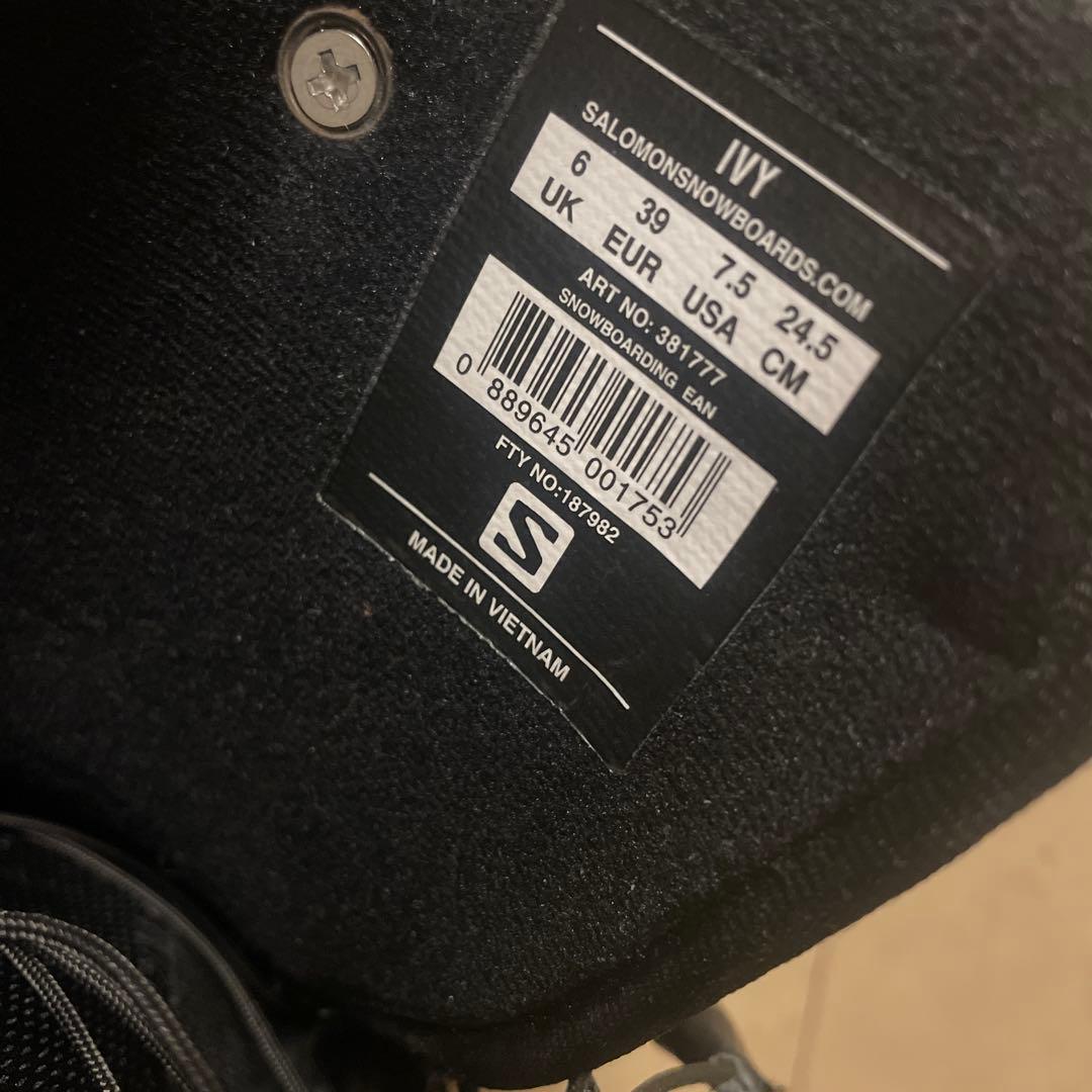 SALOMON IVY 24.5cm スノーボードブーツ サロモン アイビー