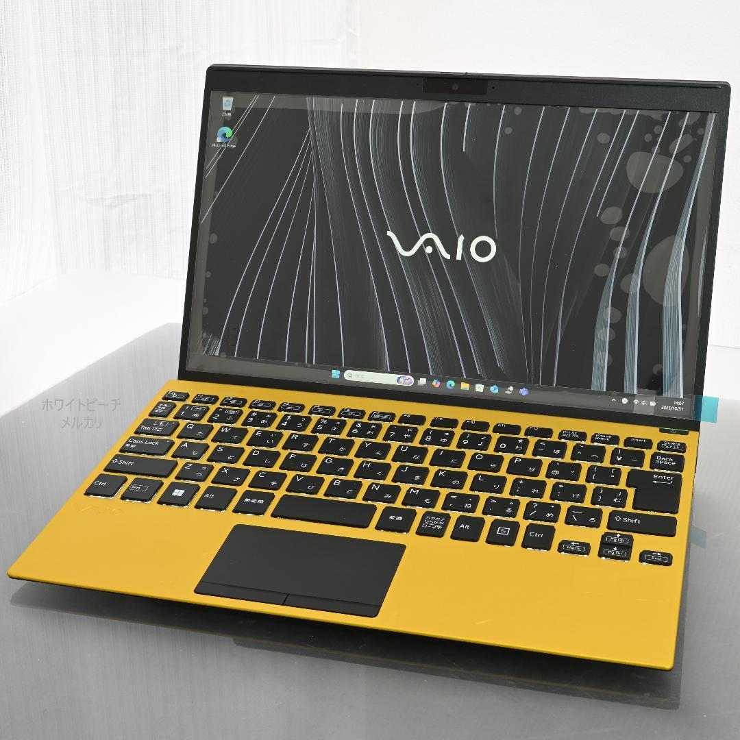 vaio pro PJ 12世代 i5 16G 12.5型 カーボン黄 新品液晶