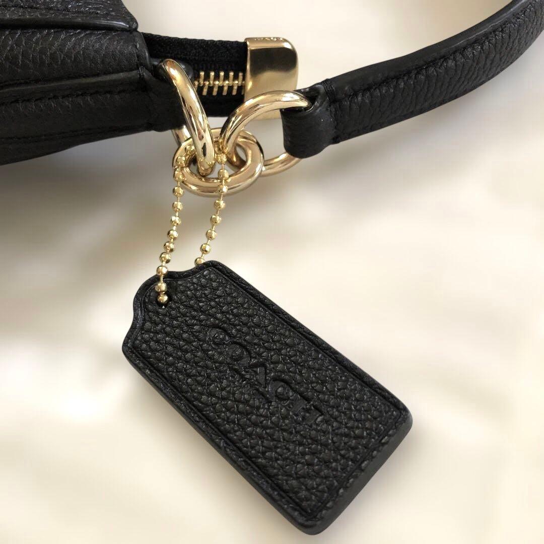 ［未使用］コーチ　チェルシー　ハーフムーン　ショルダーバッグ　2way 黒