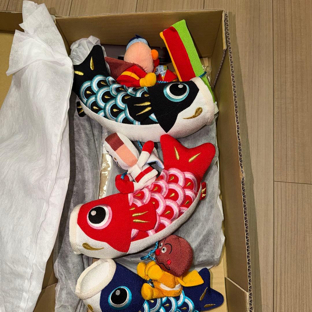 アンパンマン 鯉のぼり　室内用 節句　高さ約90cm