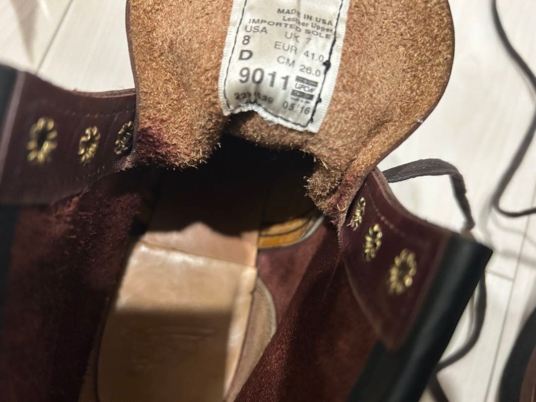 スピードフックカスタム レッドウィング ベックマン 9011 US8.0D