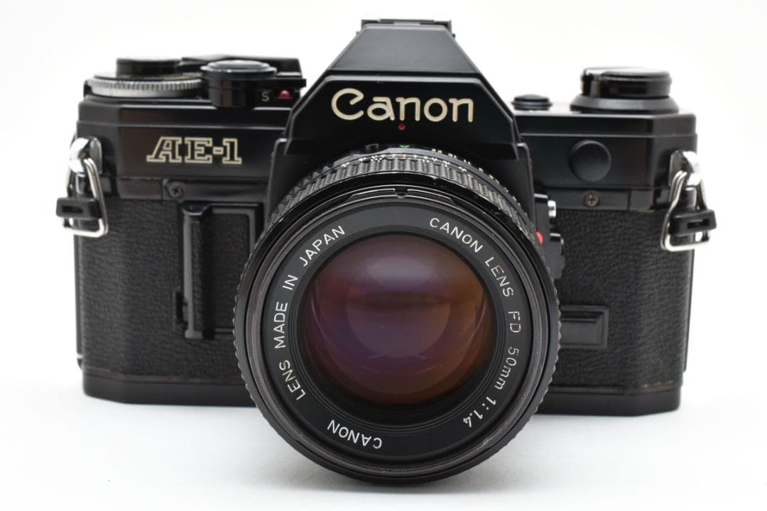 動作品 Canon AE-1 フィルムカメラ FD 50mm F1.4
