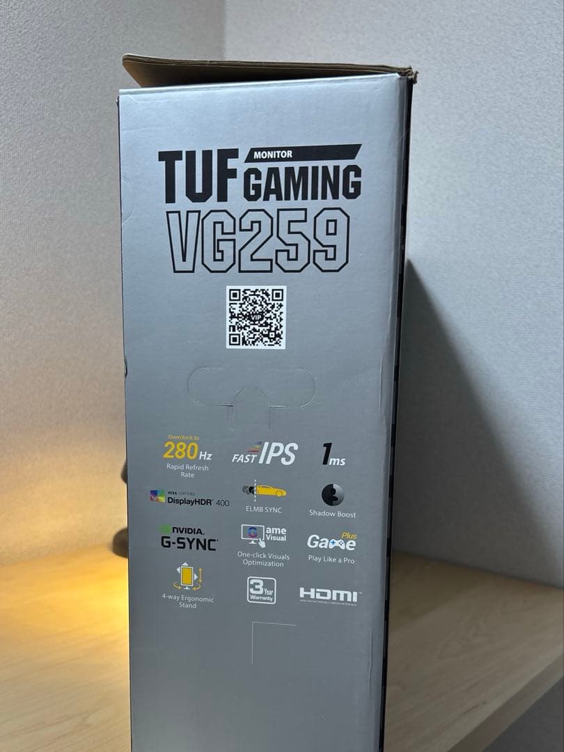 TUF GAMING VG259QM 24.5インチ IPS 280Hz 1ms
