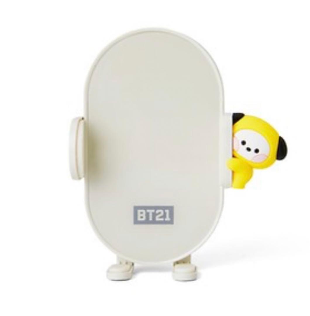 LINE FRIENDS BT21 CHIMMY 車用ワイヤレス高速充電スタンド