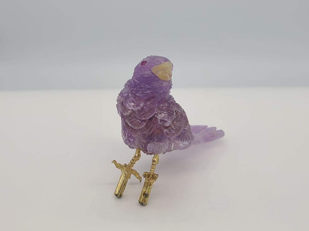 天然石鳥彫刻 ことりのつどい