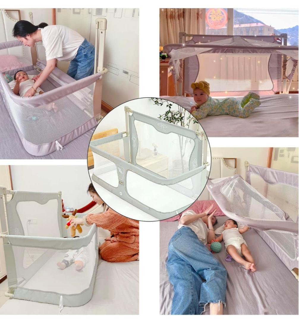 あ*み様 ベビーベッド　ベッドガード　添い寝　120㎝×50㎝