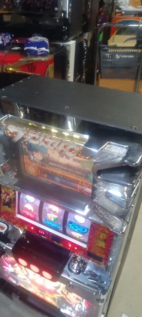 送料込　パチスロ　実機　ベルコ　鬼浜　友情挽歌編　アミューズ　不要　家スロ