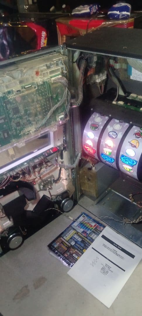 送料込　パチスロ　実機　ベルコ　鬼浜　友情挽歌編　アミューズ　不要　家スロ