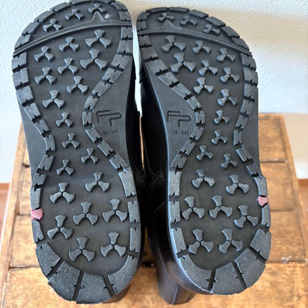 美品　ビルケンストック　フットプリンツ　レースアップサイドジップ　ブーツ38