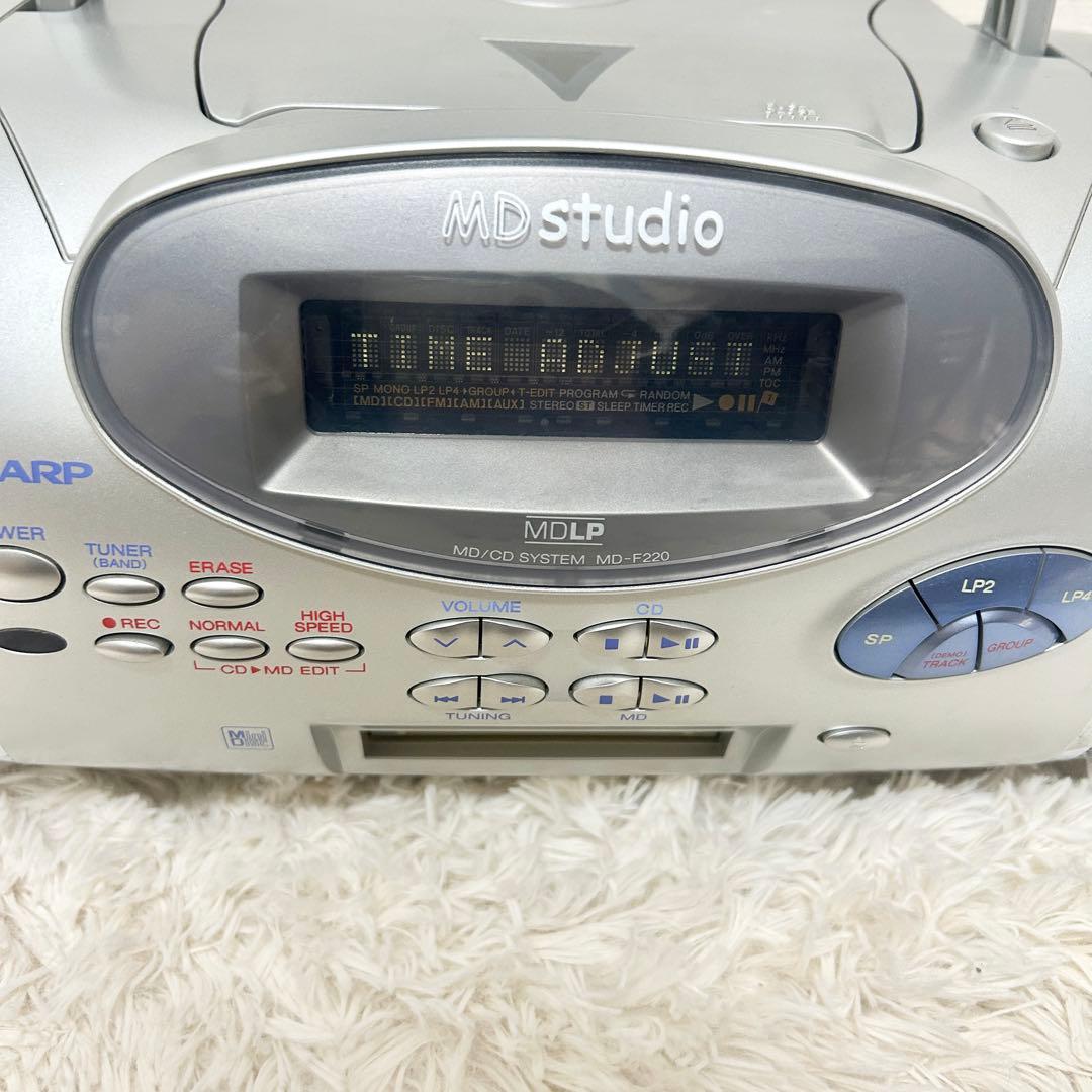 【セール！希少！】SHARP シャープ　MD/CDシステム　MD-F220