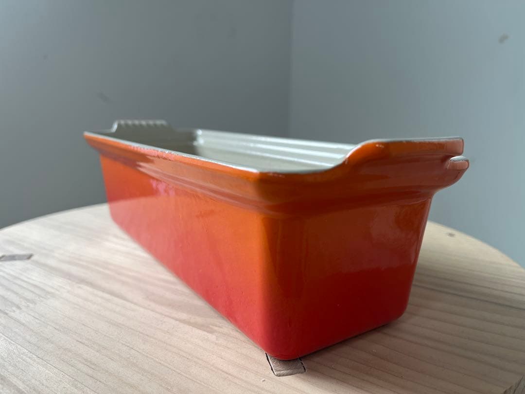 Le Creuset ル・クルーゼ テリーヌ皿　オレンジ 耐熱容器 28cm