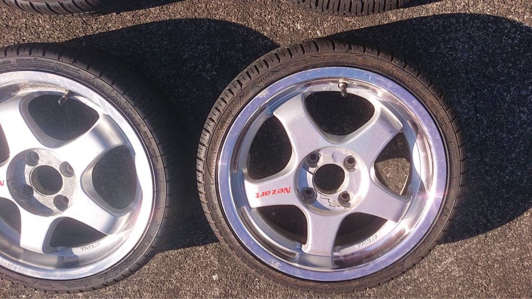 work NEZERT 15インチ アルミホイールタイヤセット マイスター系？