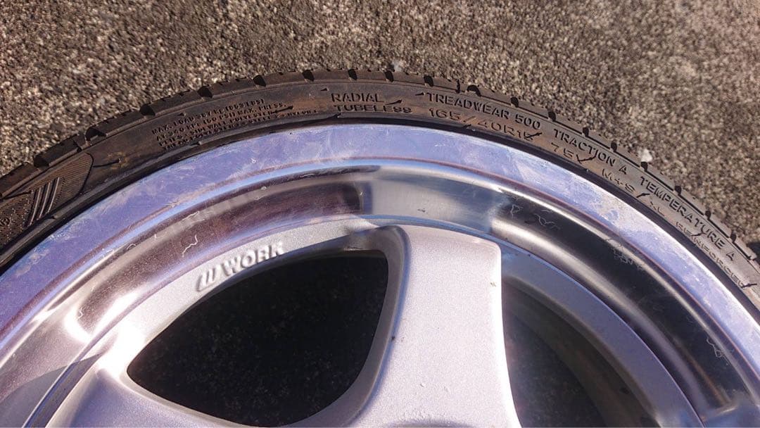 work NEZERT 15インチ アルミホイールタイヤセット マイスター系？
