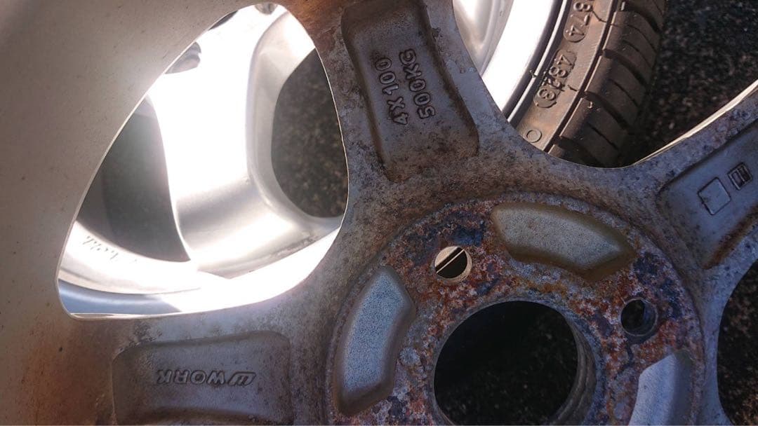 work NEZERT 15インチ アルミホイールタイヤセット マイスター系？