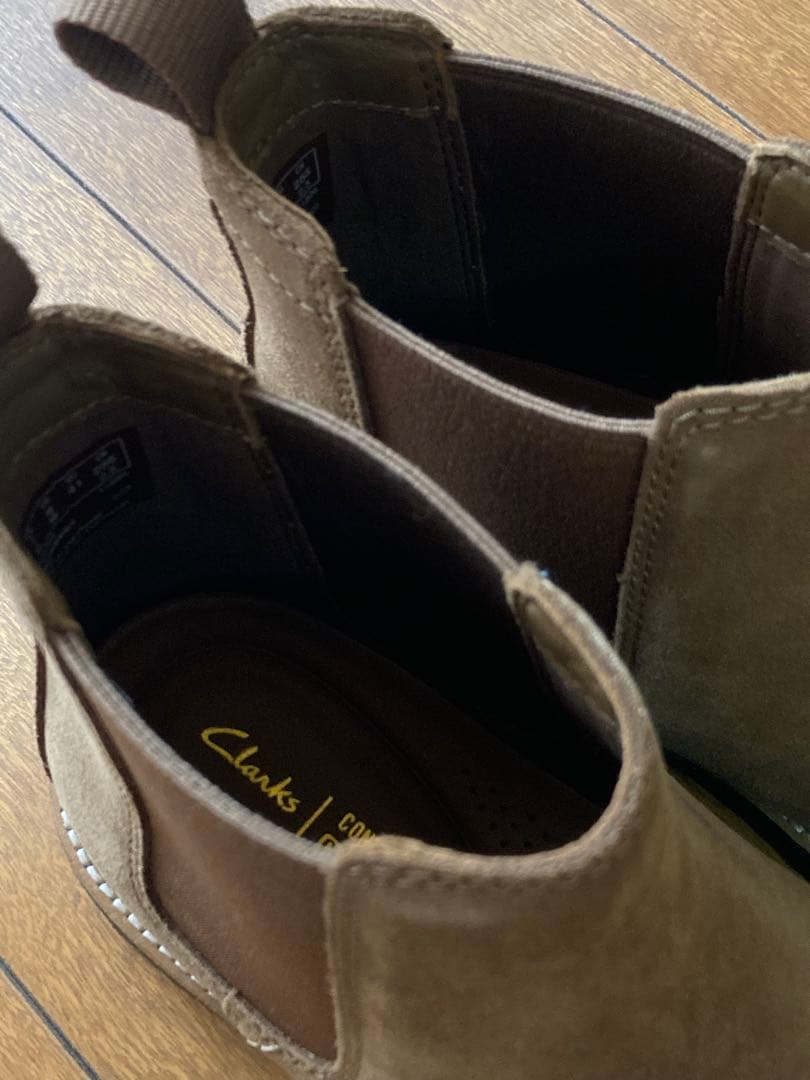 クラークス サイドゴアブーツ ブラウン UK7／US8