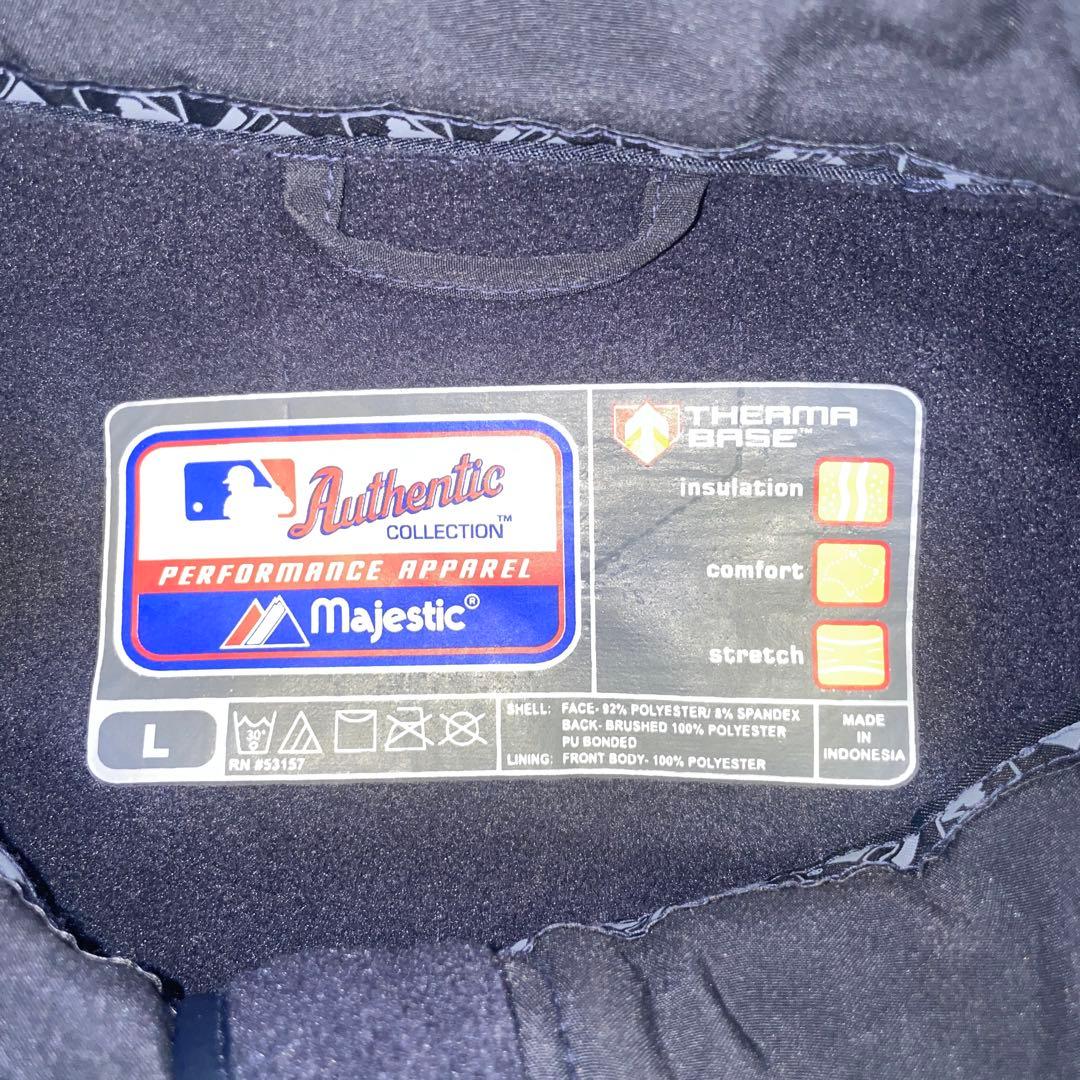 Majestic製　YANKEES　ナイロン フリース ジャケット　MO-86