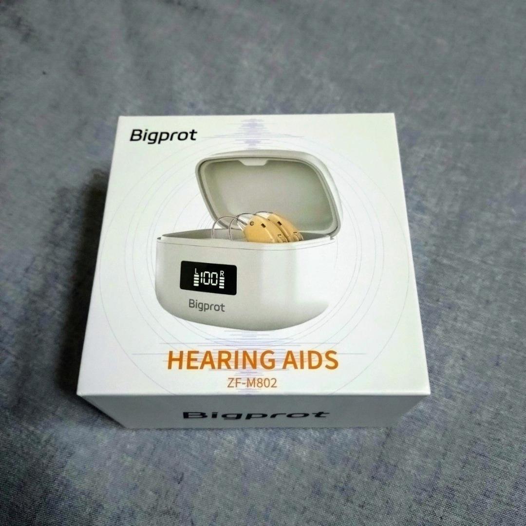 【2025年革新型正規品・簡単操作 】Bigprot楽ちんヒアリング充電式集音器